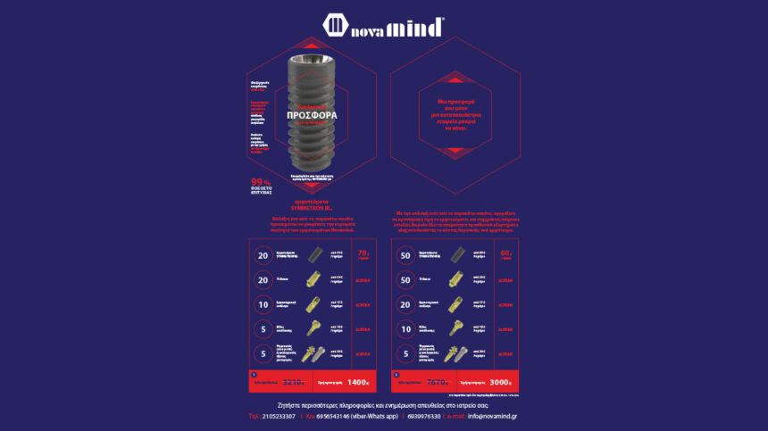 Μεγάλη προσφορά από την εταιρεία της NOVAMIND