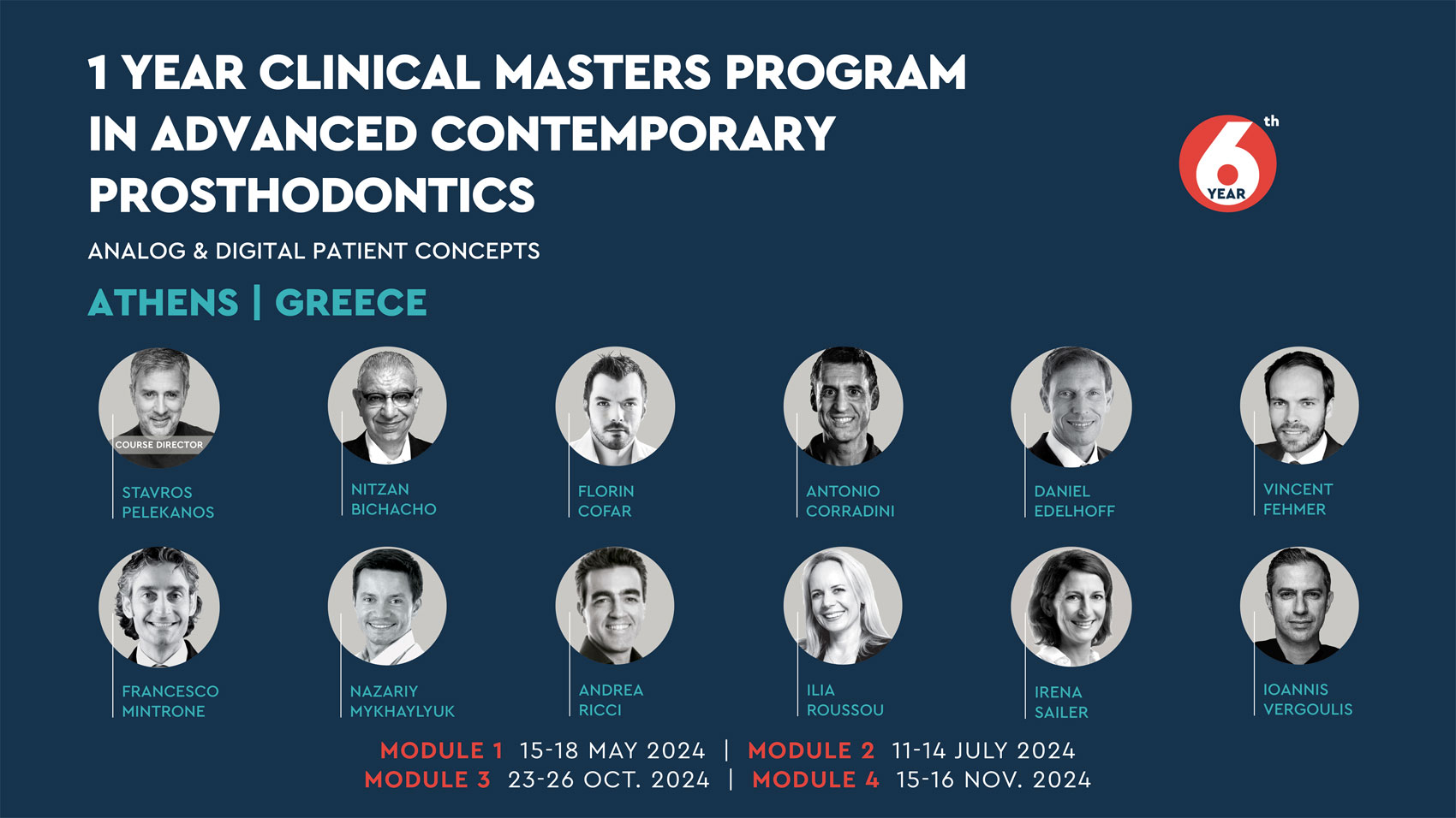 1 Year Clinical Masters Program in Advanced Contemporary Prosthodontics (6th Year)